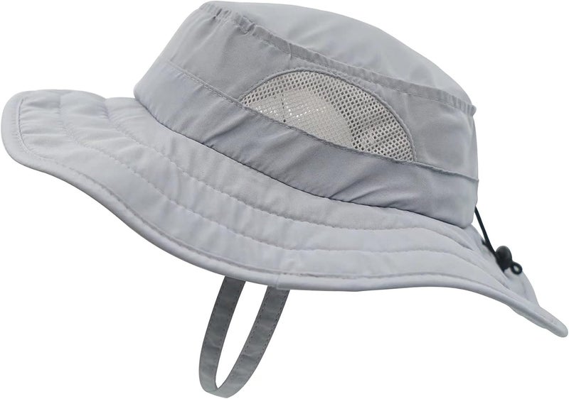 Connectyle Kids Sun Hat for Boys Girls Wide Brim Bucket Hat UPF 50+ Sun Protection Hat Breathable Summer Beach Hat - Image 1